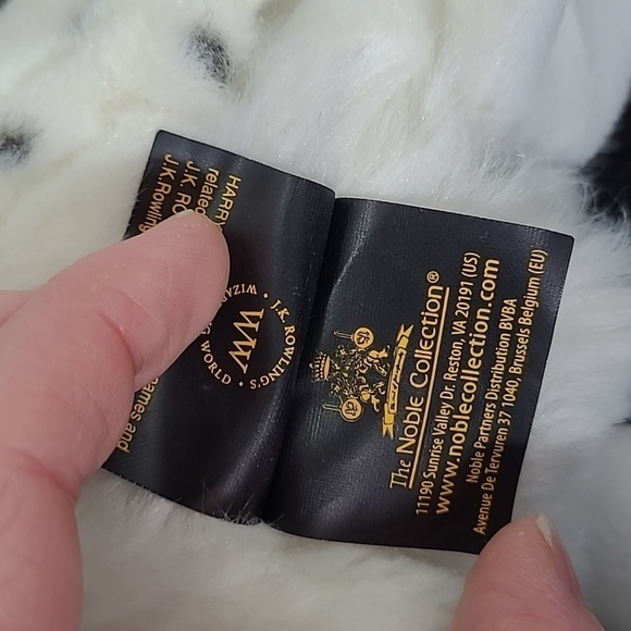 HARRY Potter Hedwig Collector Owl Plush - The Noble Collection - White & Black - Picture 12 of 13